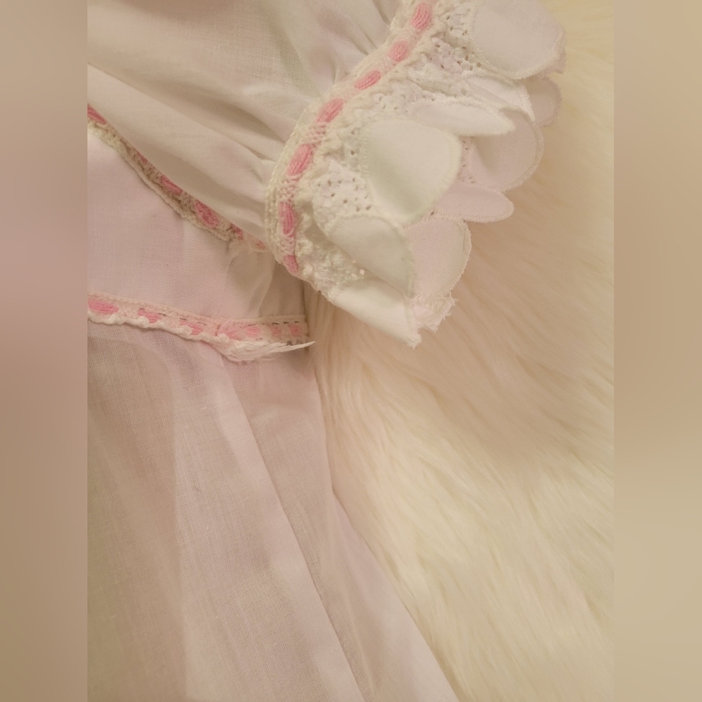 Old Fashioned Nightgown Cotton Romantic Regency V… - image 4